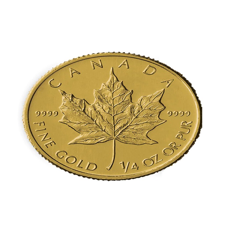 Compare 2025 1/4 oz Canadian Gold Maple Leaf $10 Coin BU prices